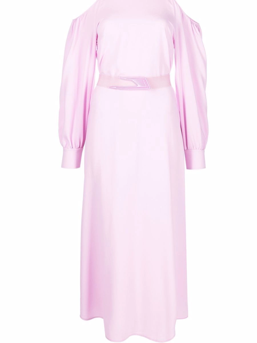 Affordable McCartney dress Stella Women cold-shoulder belted 0817